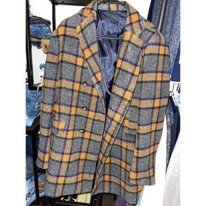 Nohow Peacoat Plaid Sz S/46